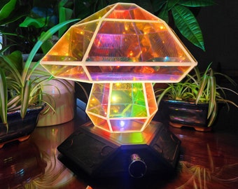 Mushroom Table Lamp or Night Light : Create Huge Wall Decor from this LED Lighting Fairy Light