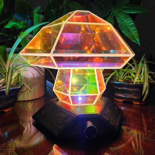 Mushroom Table Lamp or Night Light : Create Huge Wall Decor from this LED Lighting Fairy Light