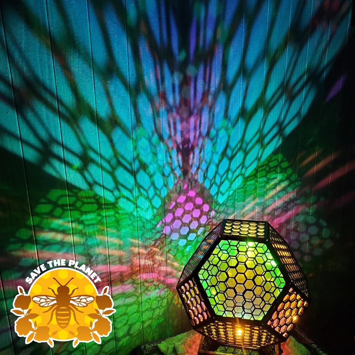 Fantasy Geometry Space LED Art Lamp Infinity Dodecaedron Color Art Light  USB Charging Christmas Gifts Decorations Night Light