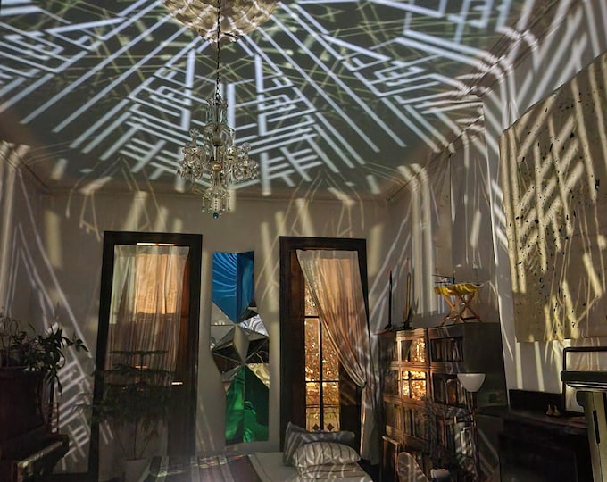 Grand Sized Large Teardrop Monochrome Gray Table Lamp Conversation Piece for Room Centerpiece