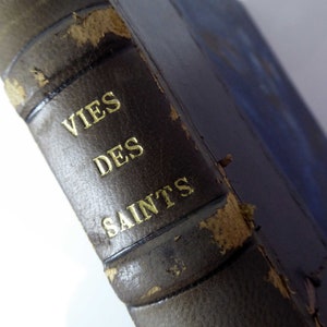 Antique Catholic Saints Book: Vies Des Saints, 1867, Illustrated