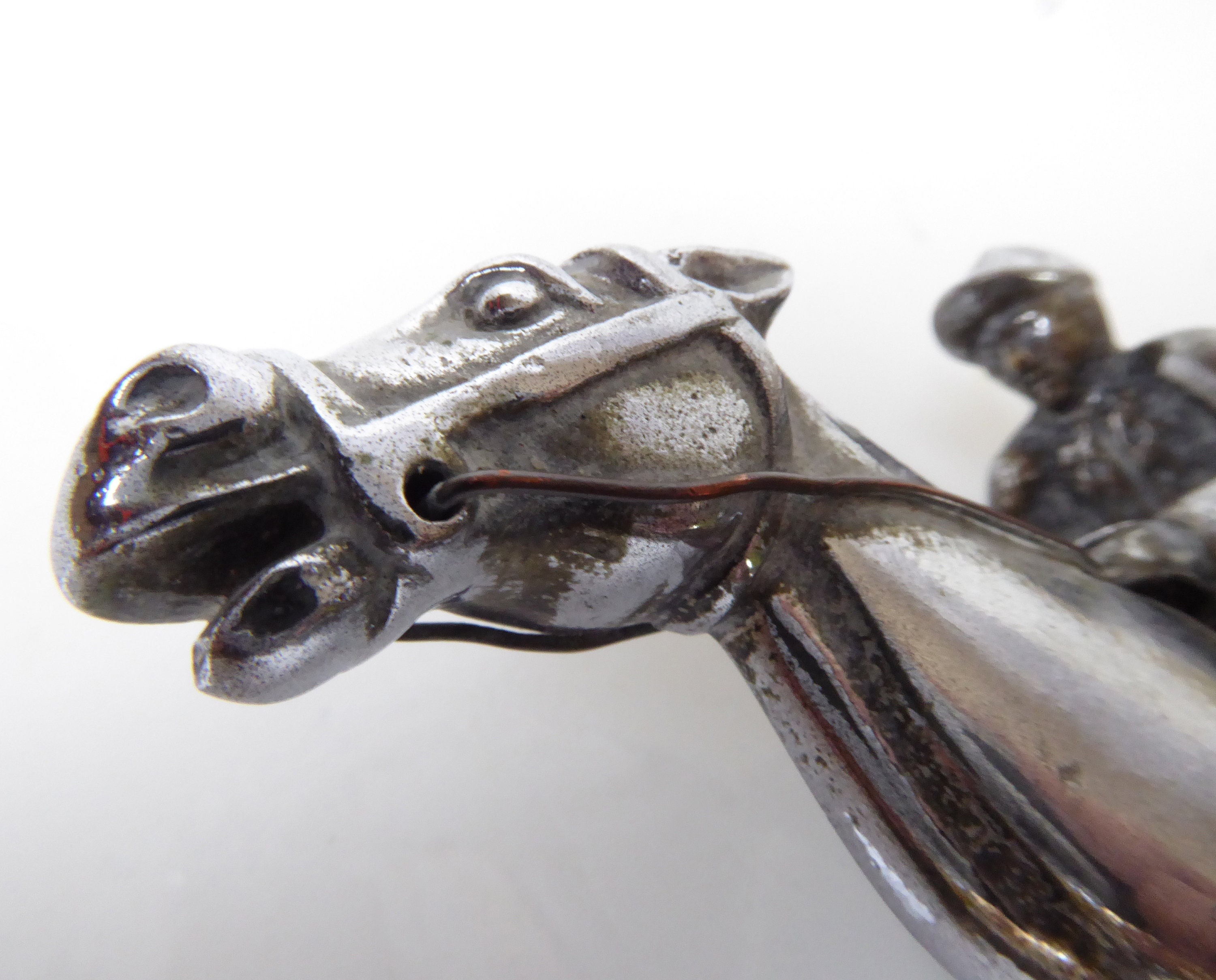 Desmo Horse And Jockey Car Mascot Vintage 1930s Car Hood Etsy