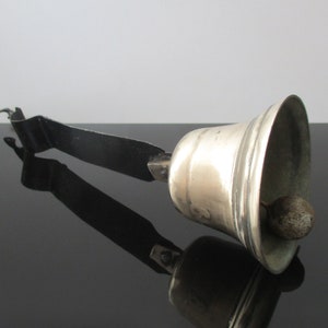 Vintage Bronze Shop Bell - Servants Bell - Antique Shopkeepers Bell - Entryway Decor - Vintage Doorbell - Brass Bell