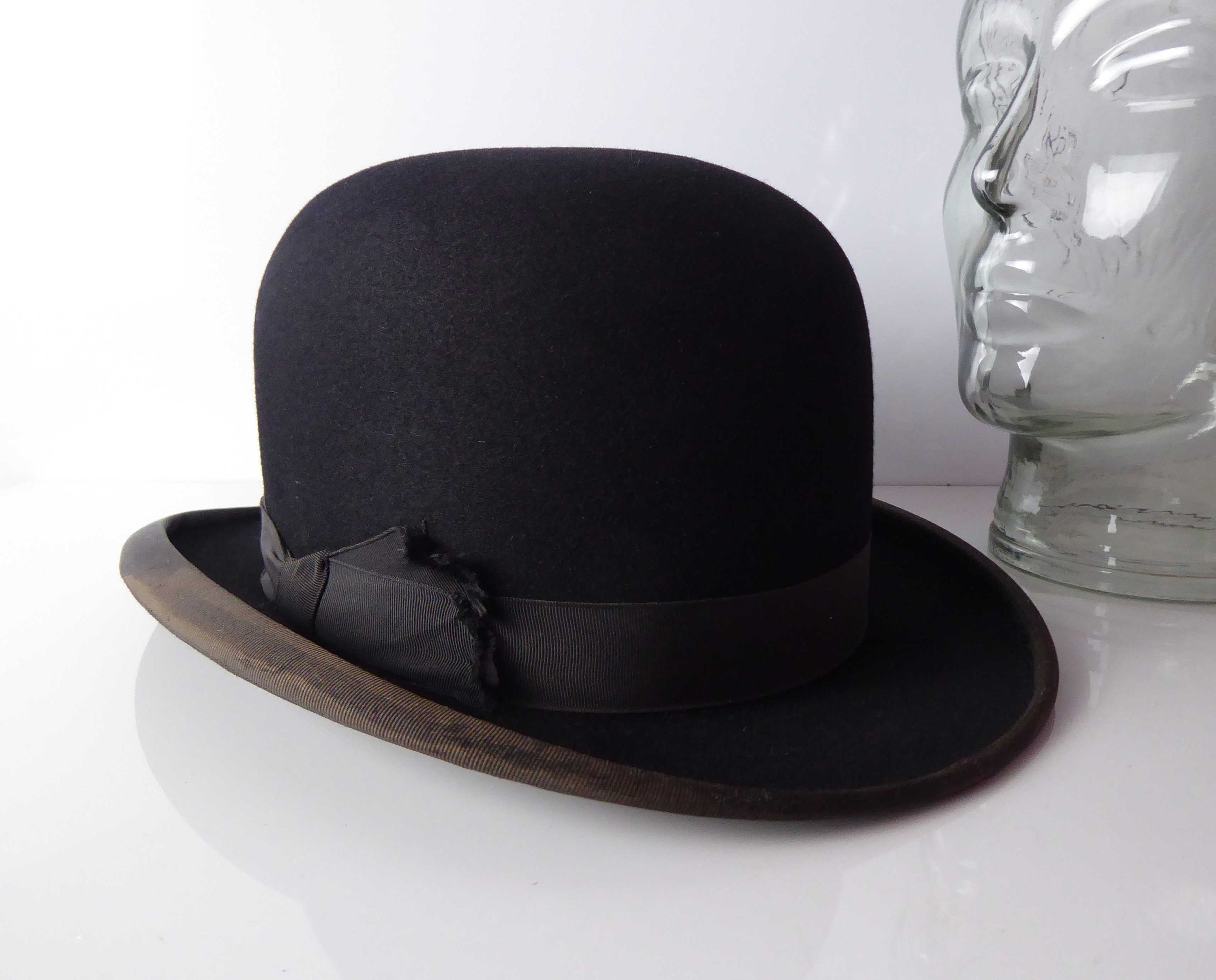 Bolero Hat the GAMBLER Black Wide Brim Hat Men Women Wool Felt Western Hats  