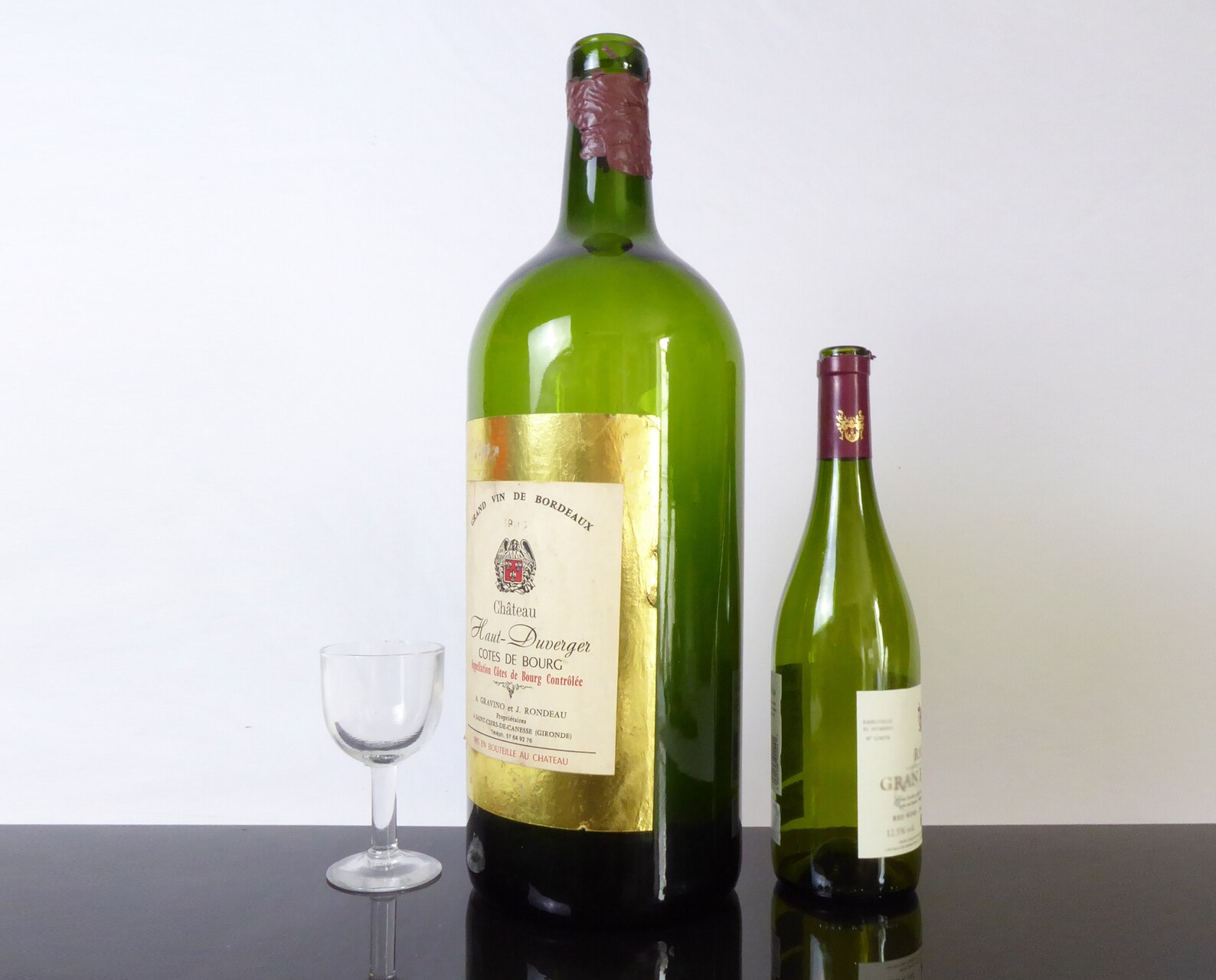 Large Bordeaux Jeroboam Five Litre Bottle Vintage Bordeaux Etsy