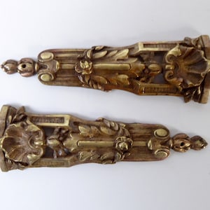 Pair Of Antique French Bronze Furniture Embellishments, Architectural Salvage