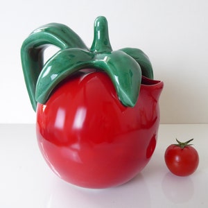 Vintage Vallauris Tomatenkrug: Französischer Barware Krug