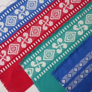 Woven Basque Linen Wide Fabric Trim | Four Designs Available