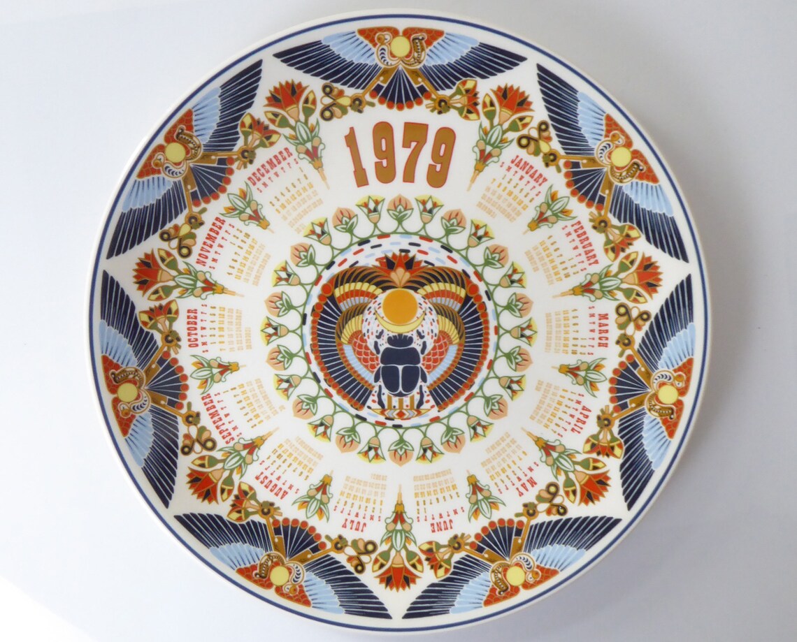 1970s Wedgwood Calendar Plates Collectible Vintage Wedgwood  Etsy