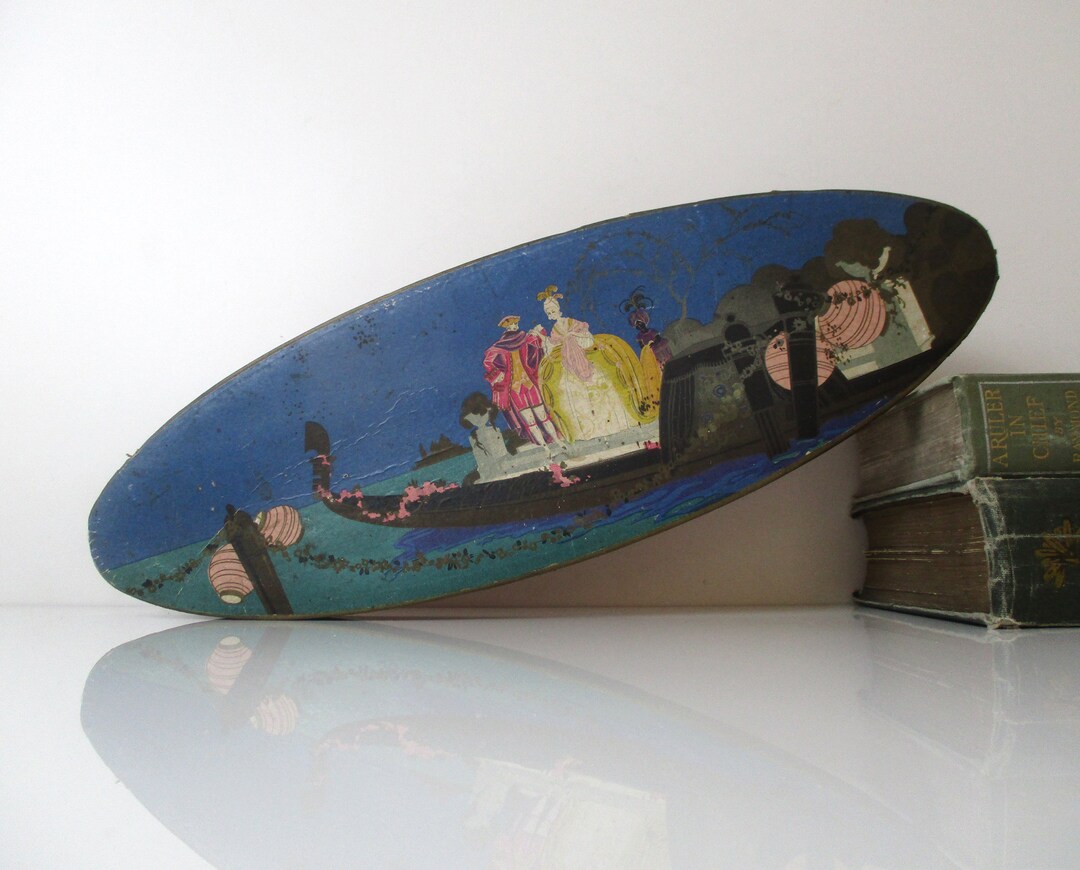Vintage Cardboard Bonbon Box Gondola Etsy UK