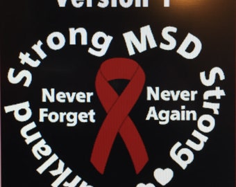 Parkalnd Strong/MSD Strong Vinyl Windowl Decal