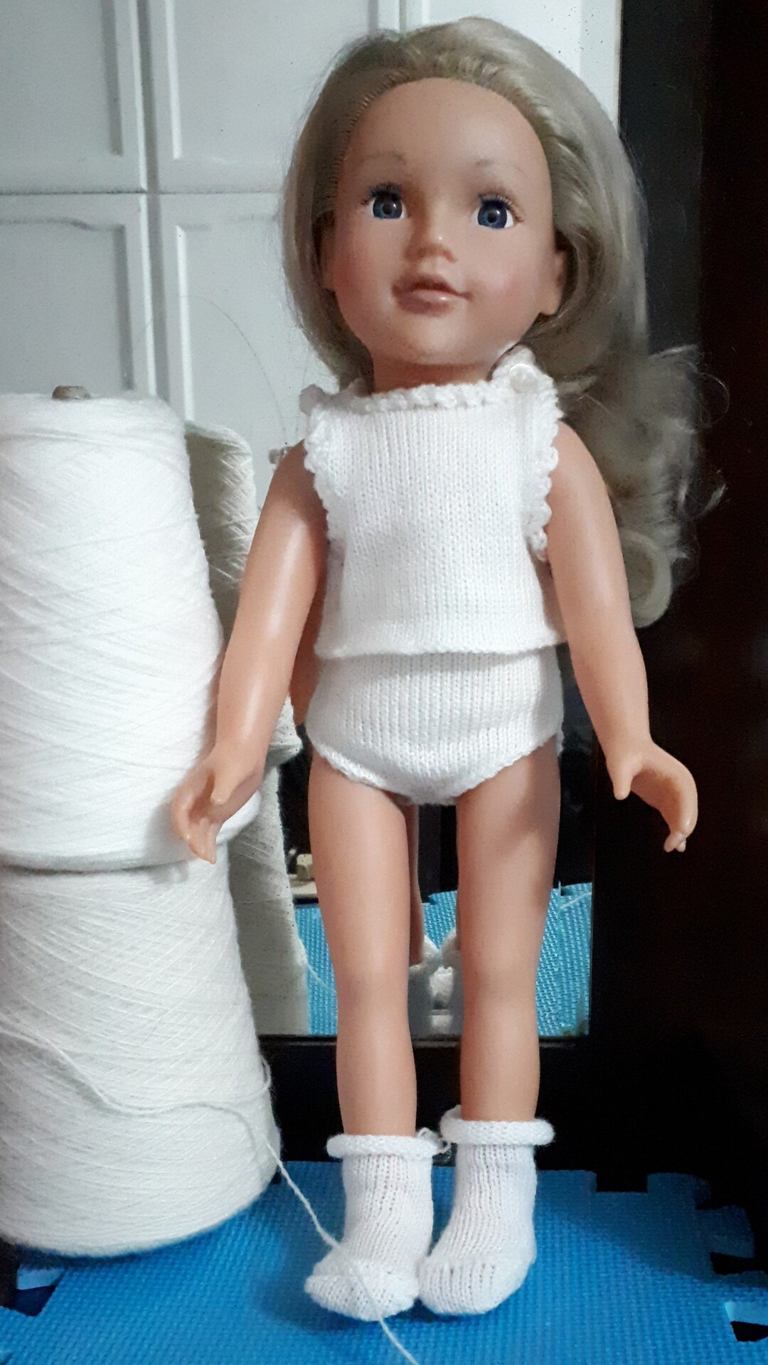 Digital Download. Machine Knitting Pattern for 18 Dolls Fits American Girl / Designafriends Etc