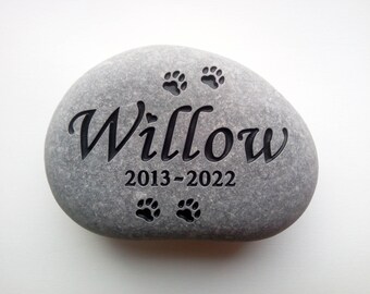 Personalised Engraved Stone Pet Memorial