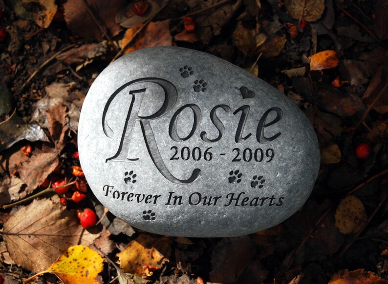 Pet Memorial Stones for UK Gardens Pet Grave Ideas Engraved Etsy