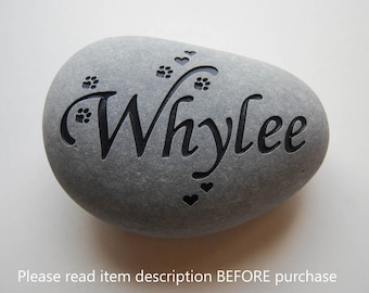 Personalised Engraved Stone Pet Memorial