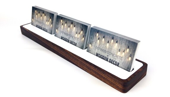 Multiple Business Card Holder For Desk For Office Business Etsy