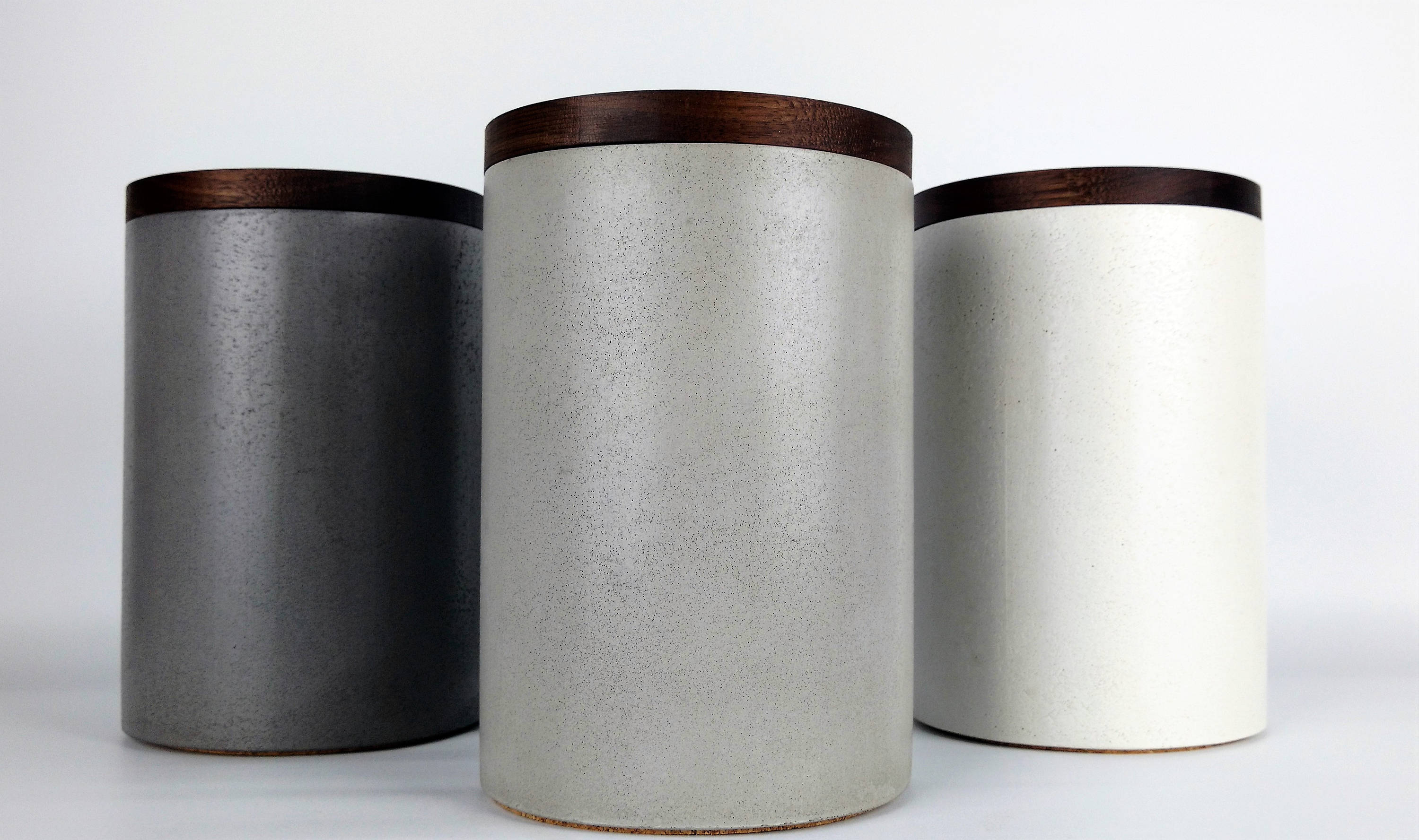 Concrete Canister Kitchen Canister Kitchen Canister Etsy