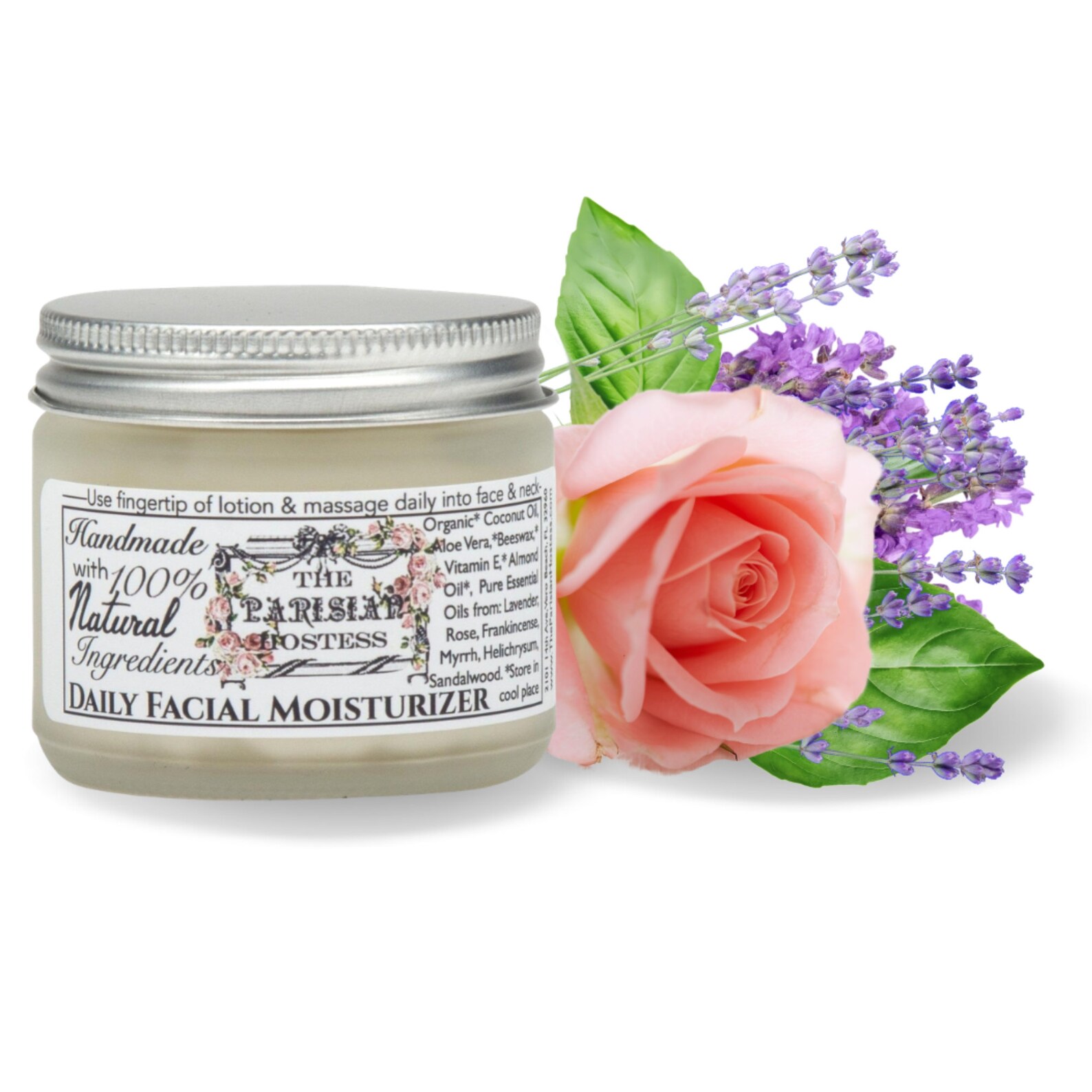 All Natural Facial Moisturizer Organic Lotion Face Cream Etsy