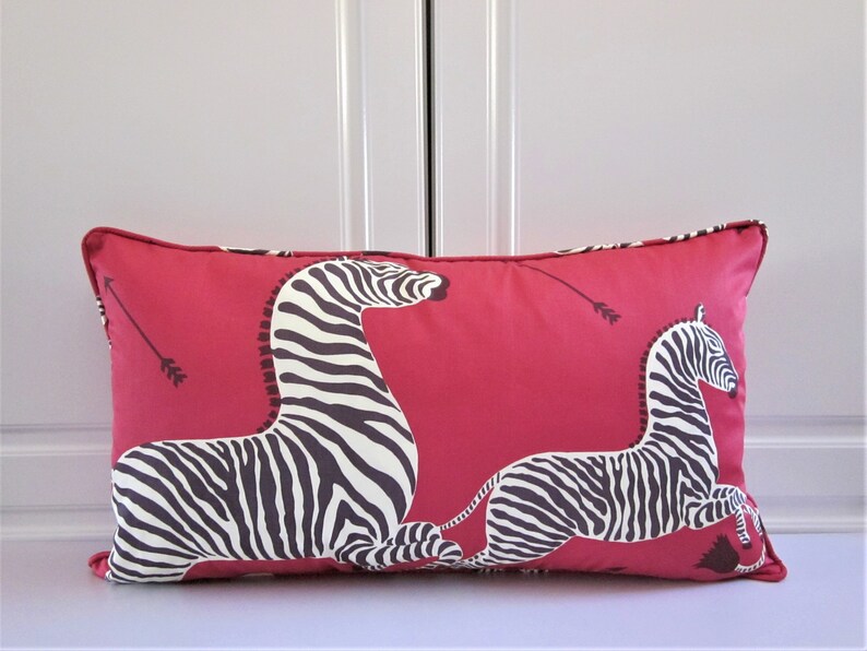 Scalamandre Decorative Pillow Cover Zebras In Masai Etsy