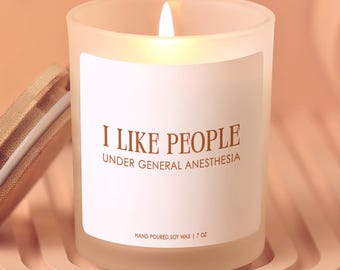 Anesthesia Nurse Gift, Anesthesia Gift, Anesthesiologist Gift, Anesthesia Tech Gift, Crna Candle, Anesthesia Care Unit, Crna Gift For Women