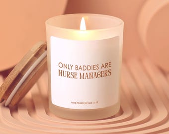 Nurse Manager Gift, Nurse Manager Candle, Nursing Management, Nurse Leader, Charge Nurse Gift, Nurse Supervisor Gift, Nurse Manager Office