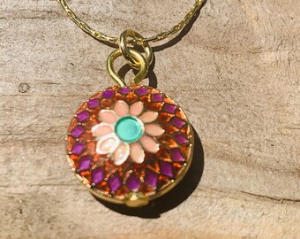 Sierlijke bloemenhangerketting: gouden bloemensieraden