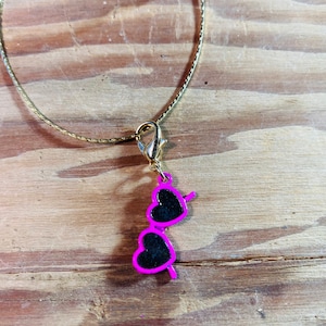 Sunglasses - Heart Sunglasses- Glasses Charm - Sunglasses Charm Jewelry - Unique Custom Jewelry - JustBeadItByDrue