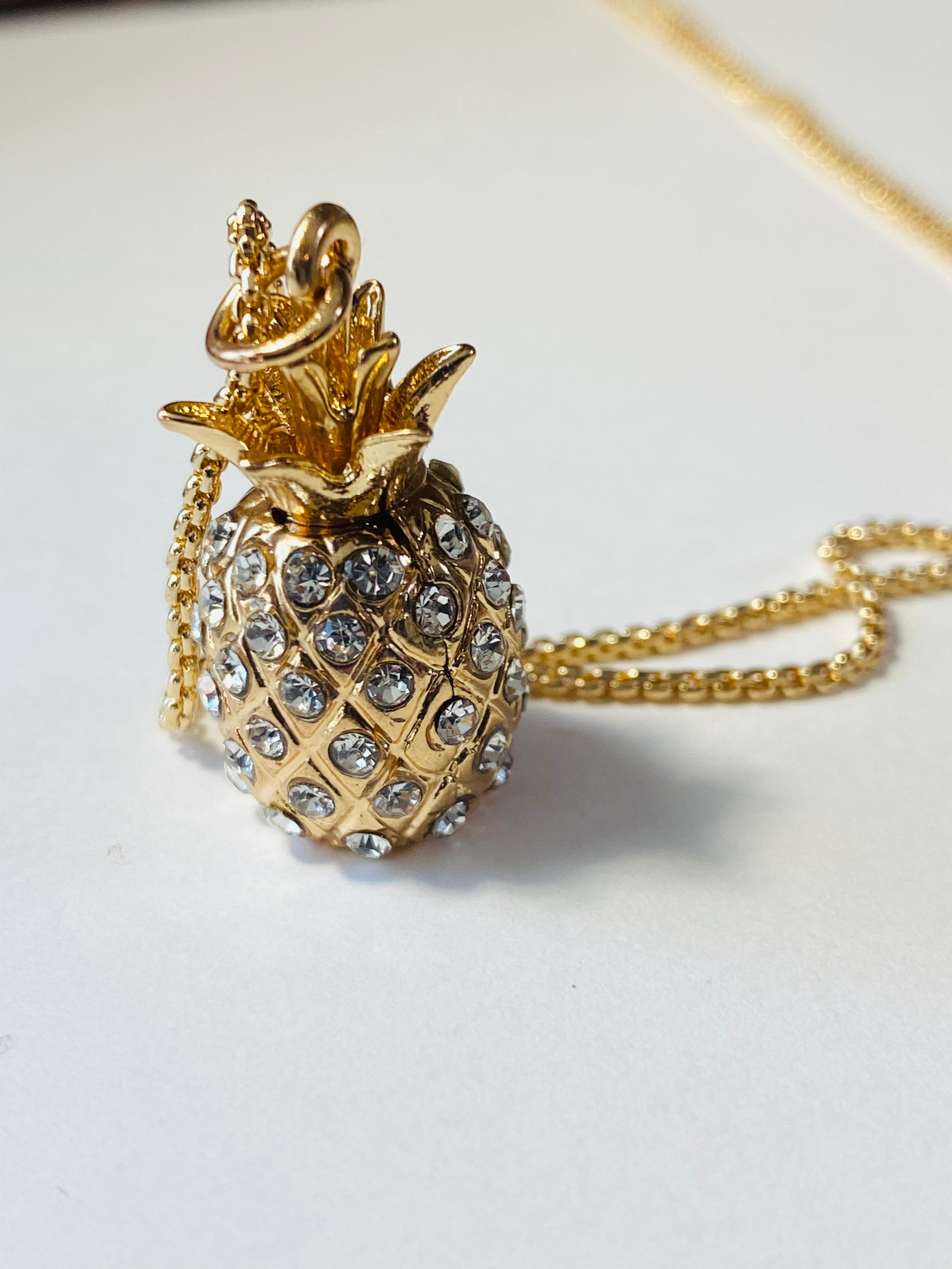 Crystal Pineapple Charm - Pineapple Charm - Tropical Fruit