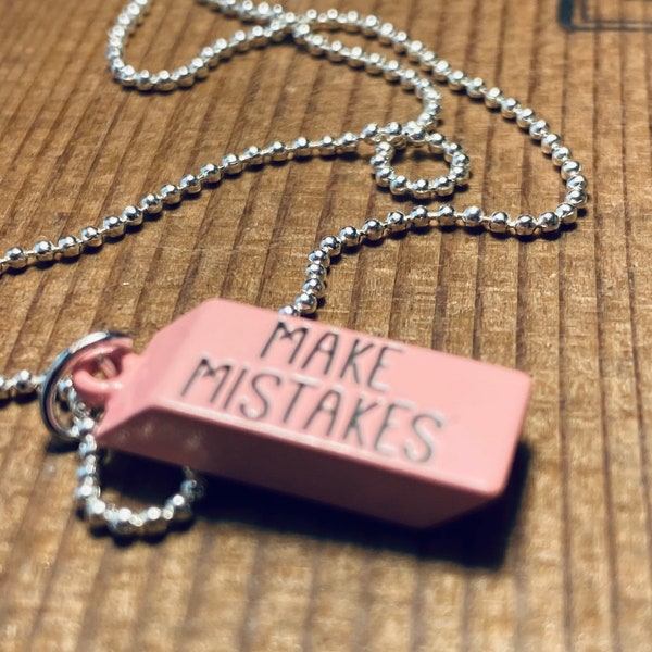 Eraser Necklace Etsy