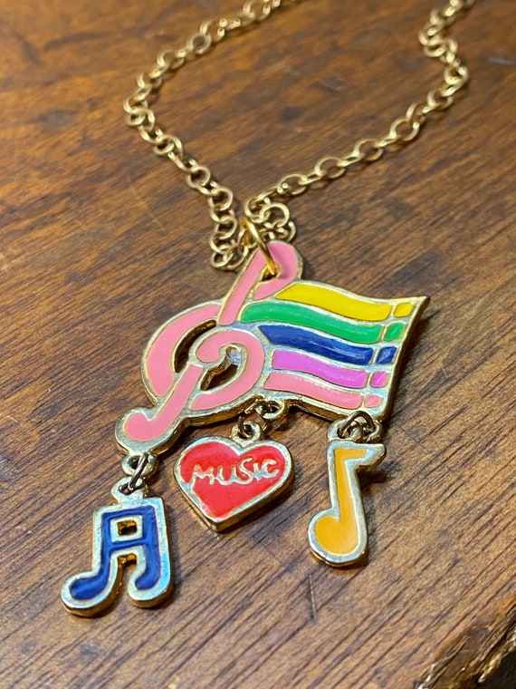 Music Necklace - Music Note - Musical Necklace - … - image 7