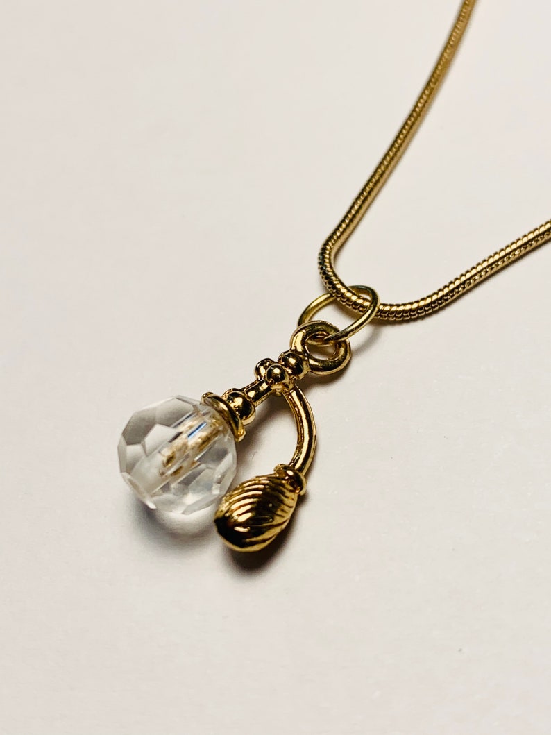 Perfume Bottle Necklace Vintage Perfume Necklace Beautiful Etsy UK