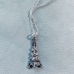 Eiffel Tower Charm - Paris Charm - Paris Pendant - French Charm Necklace - Travel Necklace - JustBeadItByDrue