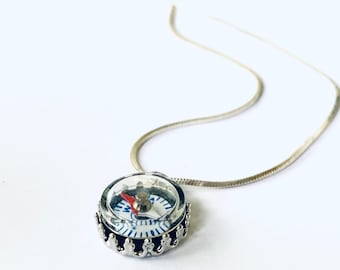 Miniatur Arbeit Kompass Halskette - Reise Schmuck Geschenk