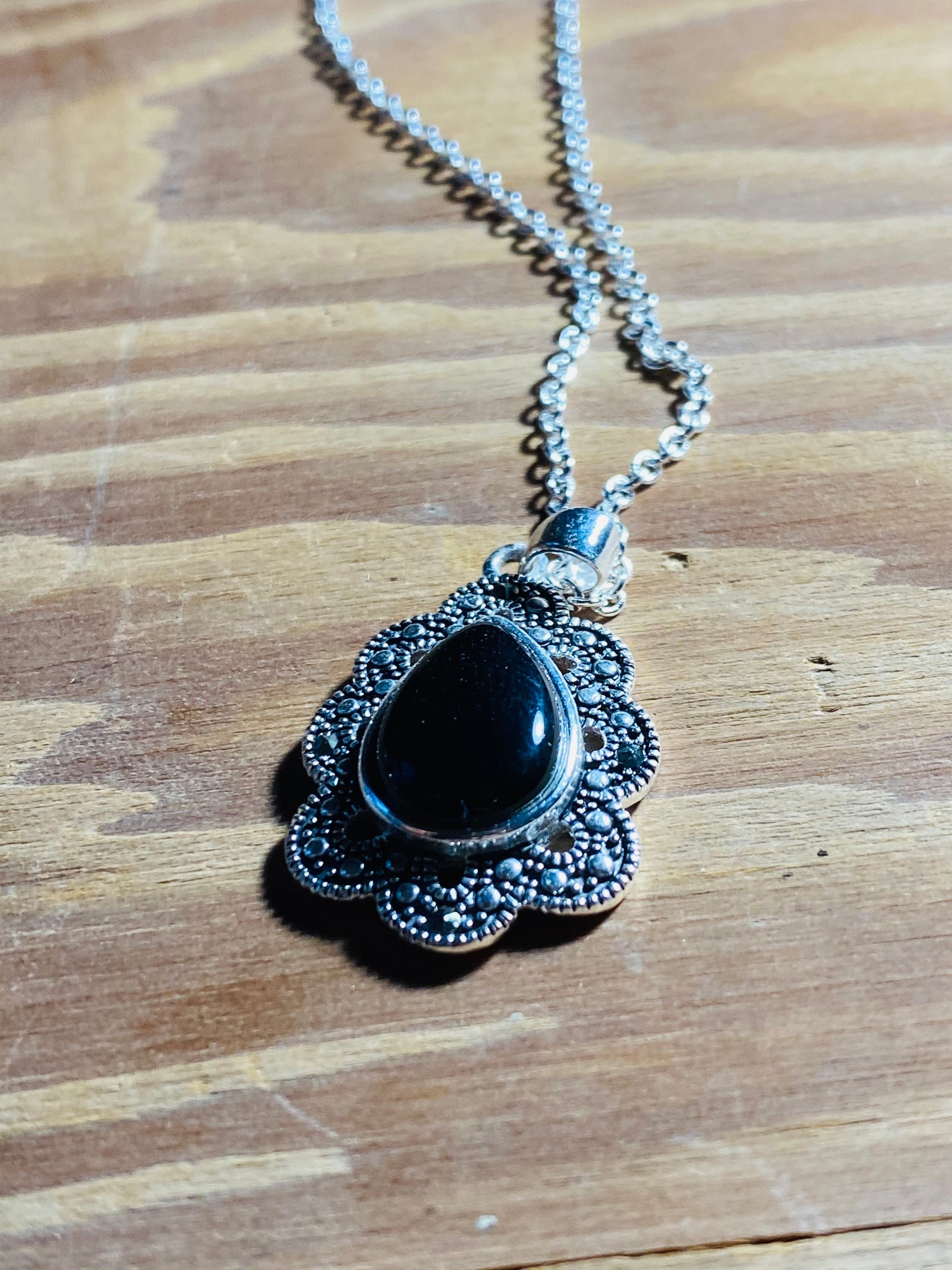 NEEDLES ニードルズ / Necklace / Black Onyx Needles Necklace - Black Onyx Black | BSTN Store