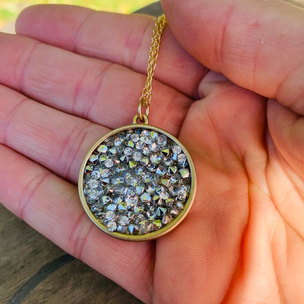 Do What Makes Your Soul Shine - Meaningful Jewelry- Positive - Gold Pendant - JustBeadItByDrue