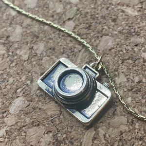 Camera Charm Necklace - Gold Camera Necklace - Camera Pendant - Gift For Photographer - Photographer Necklace - Camera Jewelry - 14k Gold