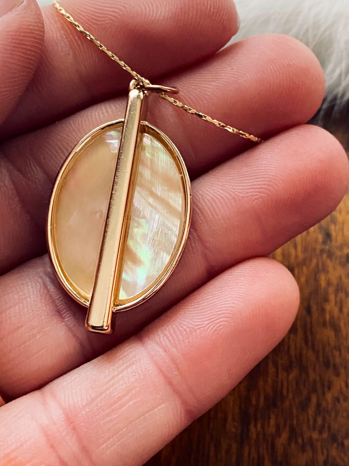 Geometric Gold Pendant Resin Pendant Handmade Jewelry Etsy