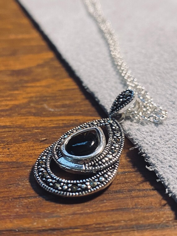【BLACKPURPLE】23FW★ Midnight Exento Necklace-Onyx BLACKPURPLE】23FW☆ Midnight Full Exento Necklace-Onyx