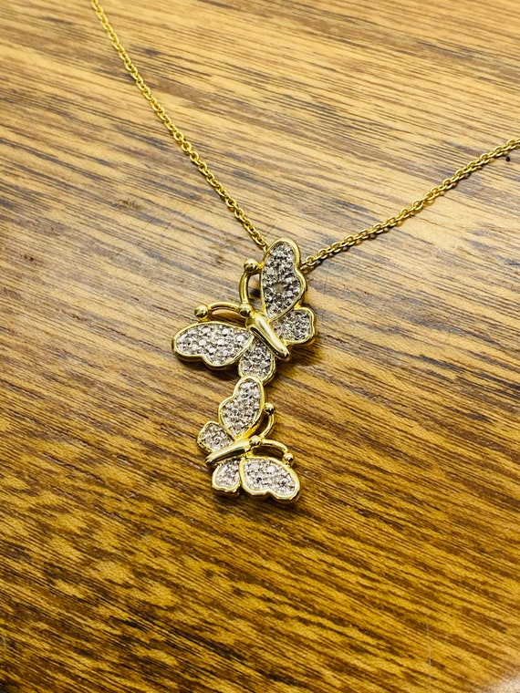 Dainty Gold Butterfly - Butterfly Pendant - Gold N
