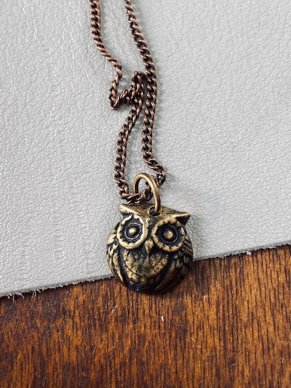 Bronze Owl Necklace Bronze Owl Necklace