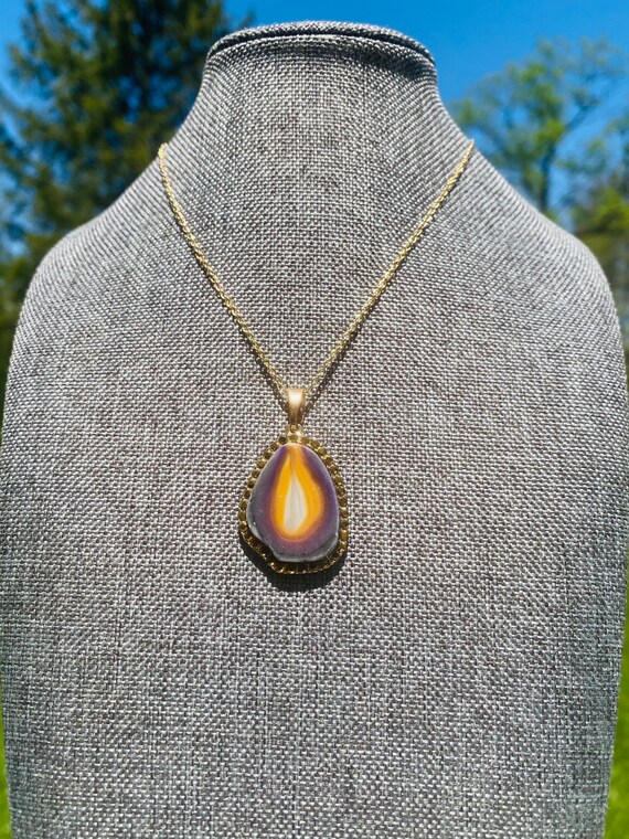 Geode slice pendant clearance