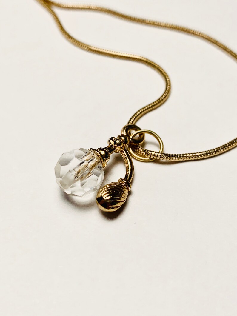Perfume Bottle Necklace Vintage Perfume Necklace Beautiful Etsy UK