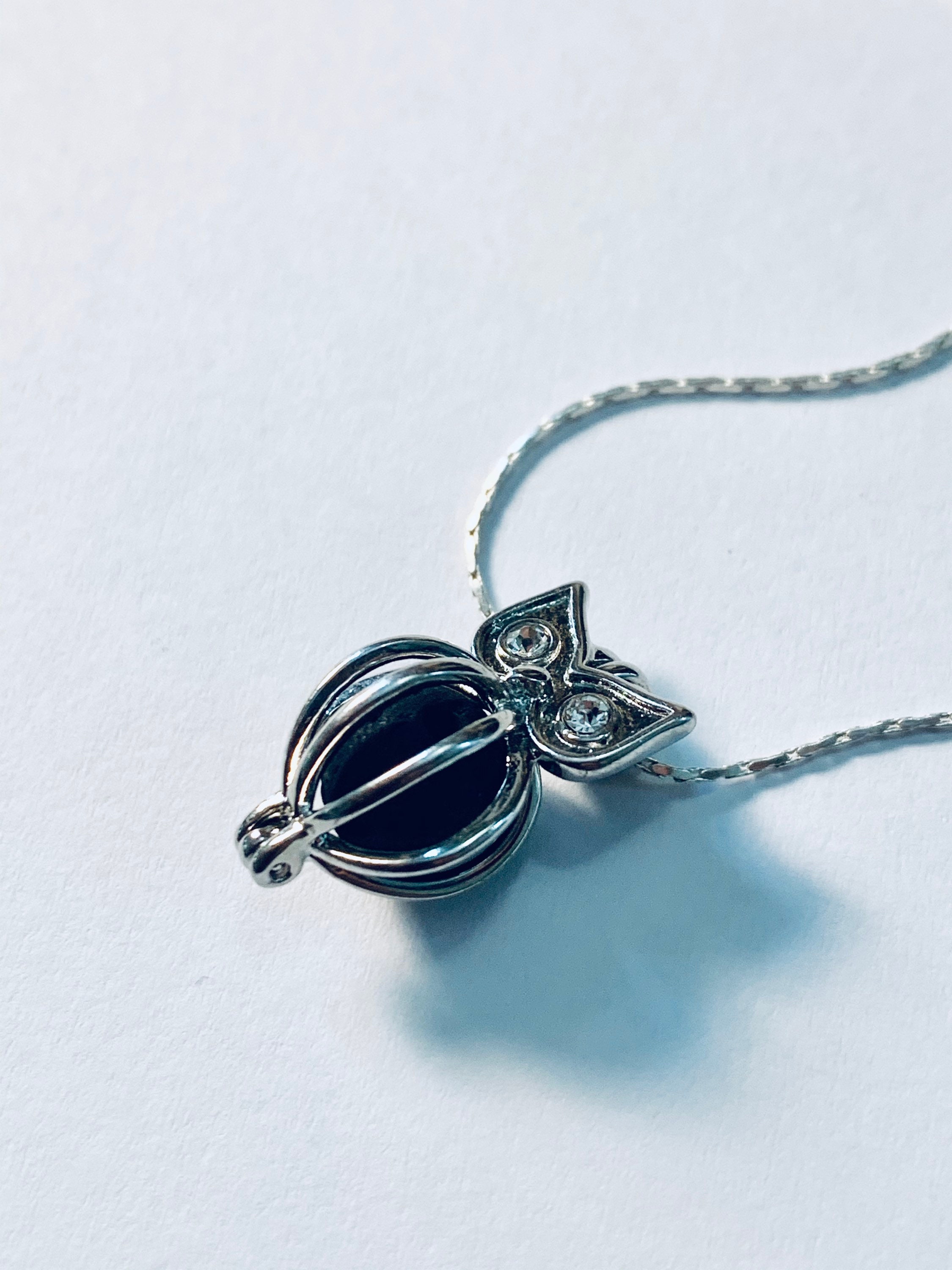 Owl Essential Oil Diffuser Necklace - Aromatherapy Jewelry