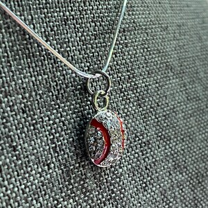 Honkbal Charm Ketting - Honkbal Ketting - Eerste Ketting - Gepersonaliseerd - Monogram