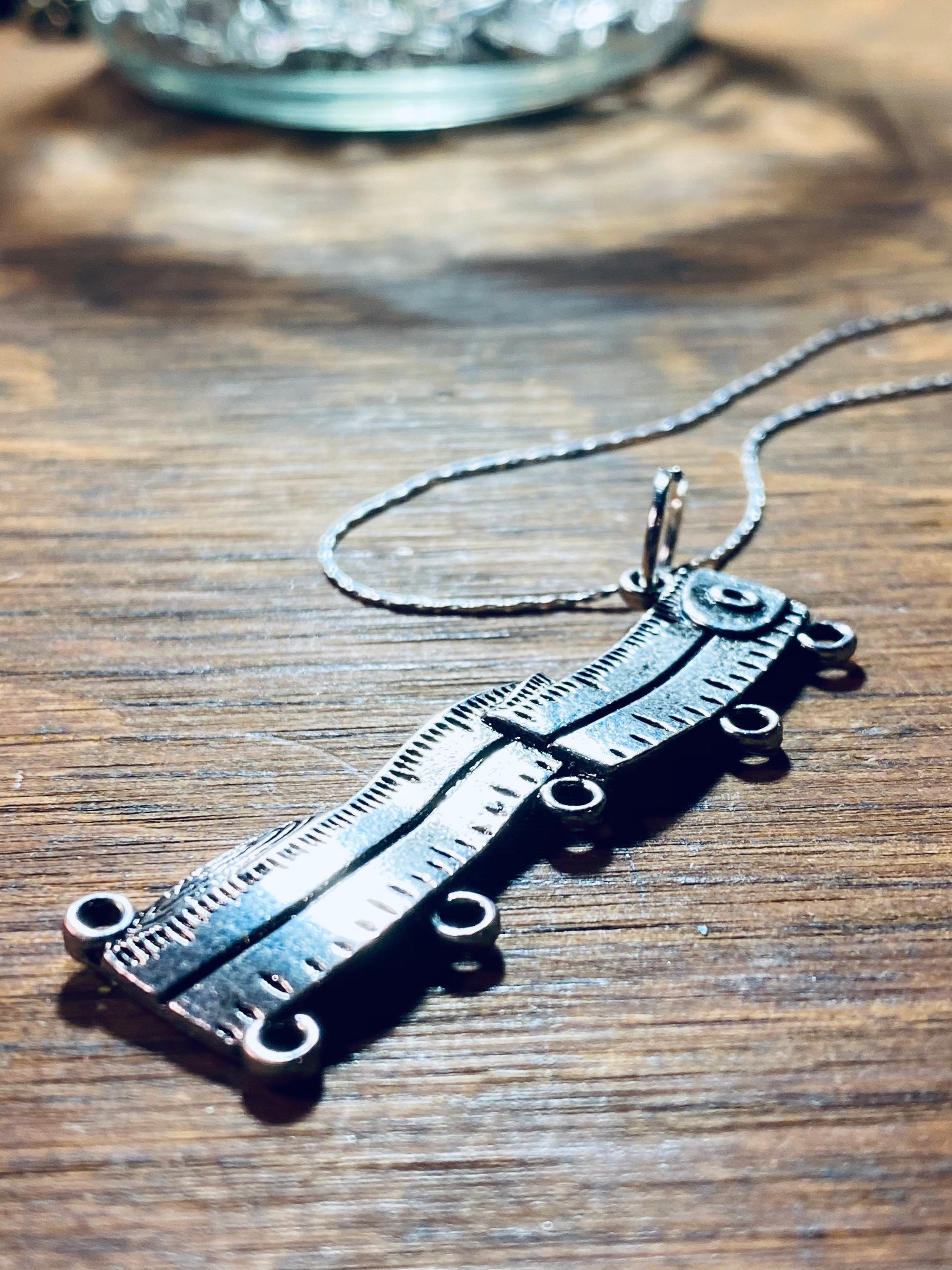 Tape Measure Necklace Tape Measure Charm Tailor Necklace Etsy UK
