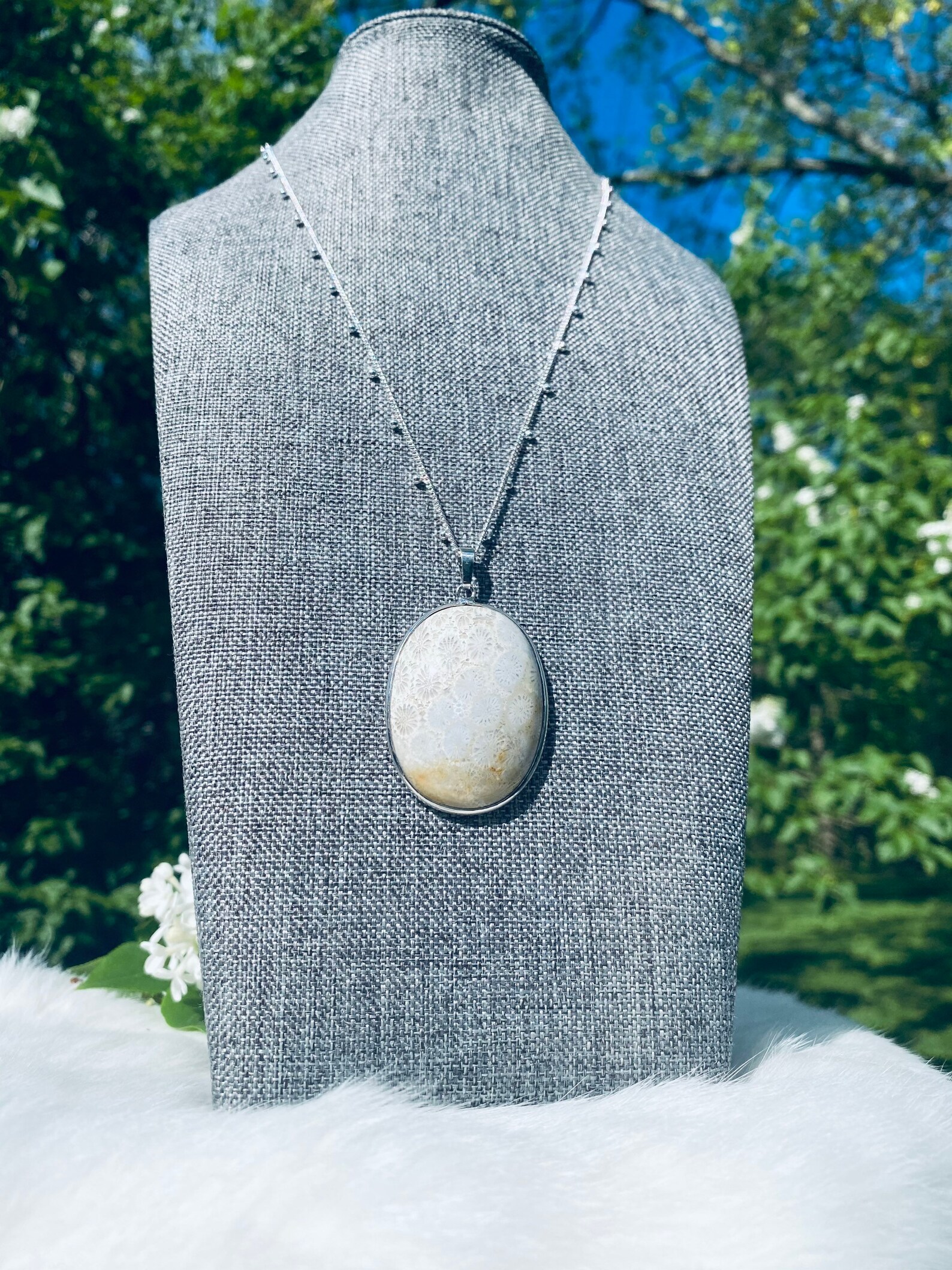 Chrysanthemum Stone Jasper Pendant Healing Crystal Etsy