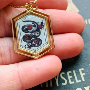 Snake Pendant - Halloween Necklace - Happy Halloween - Halloween Jewelry - JustBeadItByDrue