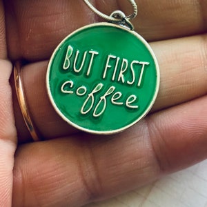 Koffieketting - Koffie charme - Koffie Charmes - Sterling Zilver - JustBeadItByDrue