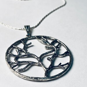 Tree of Life Necklace - Family Tree - Tree of Life Pendant - Sterling Silver Necklace