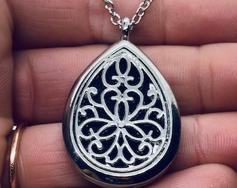 Collier Cœur Changeant De Couleur - Pendentif Qui Réagit à La Température, Cadeau Original Pour Femme, Anniversaire, Saint-Valentin